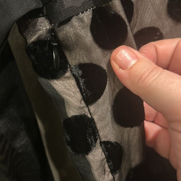 NWT Anthropologie Sunday in Brooklyn Mesh Polka Dot Dress Black Size 2 - Picture 9 of 10